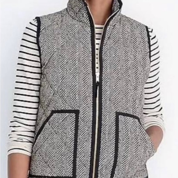 J.Crew Factory Women’s Herringbone Vest - Picture 1 of 6
